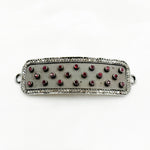 Load image into Gallery viewer, DC165. Diamond & Sterling Silver Rectangle Connector with Gemstone