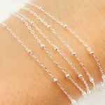 Load image into Gallery viewer, Sterling Silver Satellite Chain