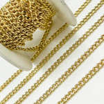 Load image into Gallery viewer, Sterling Silver Gold Plated Curb Chains