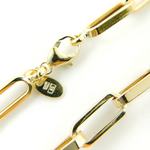 Load image into Gallery viewer, Shop Now Gold Flat Box Link Chain