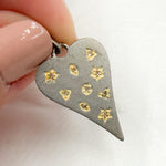 Load image into Gallery viewer, Diamond Sterling Silver Heart Pendant
