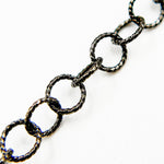 Load image into Gallery viewer, Buy Black Rhodium Sterling Silver Twisted Cable Chain
