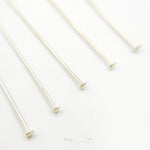 Load image into Gallery viewer, Buy Sterling Silver Flat 1.5 Inch Headpin