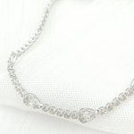 Load image into Gallery viewer, TJ0013. 14k Solid Gold Diamond Bracelet