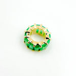 Load image into Gallery viewer, 14K Solid Gold Gemstone Slider