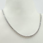 Load image into Gallery viewer, NFS70947. 14K Solid White Gold Diamond Necklace