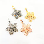 Load image into Gallery viewer, Diamond Sterling Silver Leaf Pendant