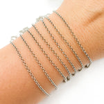 Load image into Gallery viewer, Sterling Silver Rolo Chain