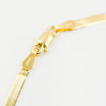 Load image into Gallery viewer, 14k Solid Yellow Gold Herringbone Bracelets