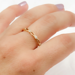 Load image into Gallery viewer, 14k Solid Gold Diamond Ring.