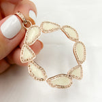 Load image into Gallery viewer, Shop Now Silver Round Fancy Enamel Pendant