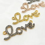 Load image into Gallery viewer, DC590. Diamond Sterling Silver Love Pendant