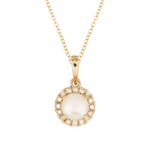 Load image into Gallery viewer, PFB32895PL. 14K Solid Gold Diamond and Gemstone Necklace