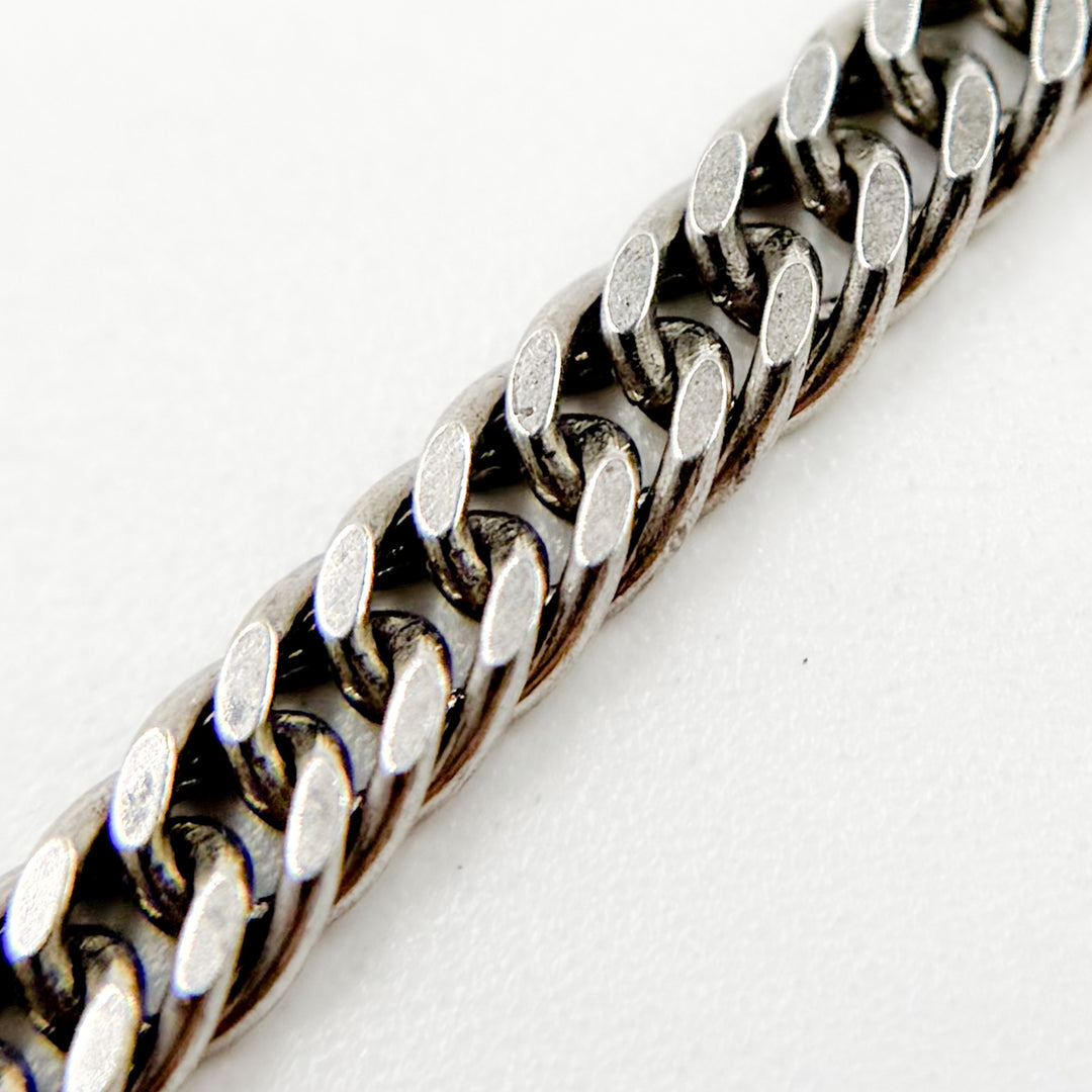 Sterling Silver Solid Double Curb Chain
