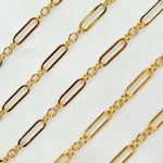 Load image into Gallery viewer, Shop Gold-Filled Flat Long & Short Links Chains