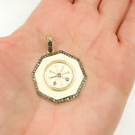 Load image into Gallery viewer, Sterling Silver Fancy Enamel Pendant