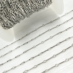 Load image into Gallery viewer, Shop Oxidized Sterling Silver Fancy Bar Chain