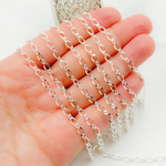 Load image into Gallery viewer, Sterling Silver Long and Short Links Chain