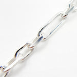 Load image into Gallery viewer, Buy Sterling Silver Diamond Cut Long and Short Link Necklaces