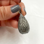 Load image into Gallery viewer, DP247. Diamond Sterling Silver Drop Pendant