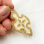 Load image into Gallery viewer, Silver Cross Enamel Pendant
