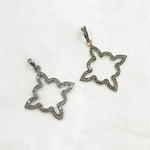 Load image into Gallery viewer, DP155. Diamond & Sterling Silver Fancy Shape Pendant