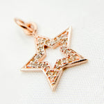 Load image into Gallery viewer, DC879. Diamond Sterling Silver Star Pendant