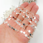 Load image into Gallery viewer, Shop Now Silver Dangle Disk Chain