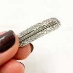 Load image into Gallery viewer, Sterling Silver Long Oval Connector