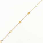 Load image into Gallery viewer, Shop Now Solid Gold Disc Necklace, Bracelet, and Anklet