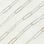 Load image into Gallery viewer, Sterling Silver Paperclip Link Chain