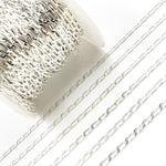 Load image into Gallery viewer, Shop Now  Silver Flat Curb Chain