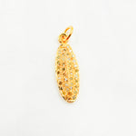 Load image into Gallery viewer, DC248. Diamond Sterling Silver Oval Pendant