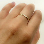 Load image into Gallery viewer, 14K Solid Gold Texture Ring
