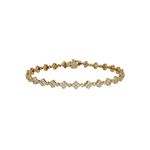 Load image into Gallery viewer, BFN61010. 14K Solid Gold Diamond Bracelet