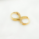 Load image into Gallery viewer, GDP454. 14K Solid Gold Infinity Charm with Diamonds