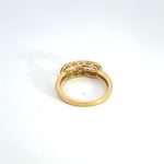 Load image into Gallery viewer, 14k Solid Yellow Gold Diamond Band Ring.