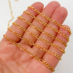 Load image into Gallery viewer, 2431CGF. 14K Yellow Gold Filled Figaro Style Chain