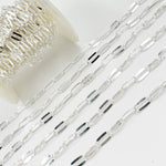 Load image into Gallery viewer, Shop now Sterling Silver Flat Paperclip Chain