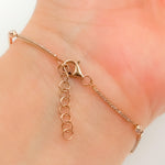 Load image into Gallery viewer, Gold Diamond Fancy Bars Bracelet