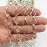 Load image into Gallery viewer, Sterling Silver Clover Link Chains
