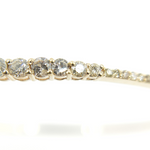 Load image into Gallery viewer, KG101. 14K Solid Gold Bangle with Diamonds