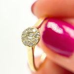 Load image into Gallery viewer, 14K Solid Gold Diamond Ring.