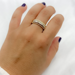 Load image into Gallery viewer, 14k Solid Gold Diamond Ring.