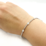 Load image into Gallery viewer, TJ0013. 14k Solid Gold Diamond Bracelet