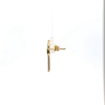 Load image into Gallery viewer, ER416416Y. 14k Solid Gold Diamond Dangle Ovals Earrings