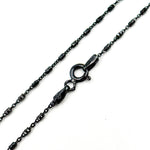 Load image into Gallery viewer, Rhodium Sterling Silver Satellite Necklace