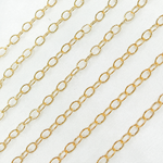Load image into Gallery viewer, 2207LGF. 14k Gold Filled Hammered Cable Chain
