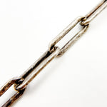 Load image into Gallery viewer, Sterling Silver Matt Paperclip Chain