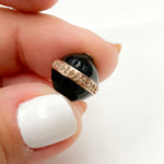 Load image into Gallery viewer, Buy Now Diamond Sterling Silver Round Enamel Bead